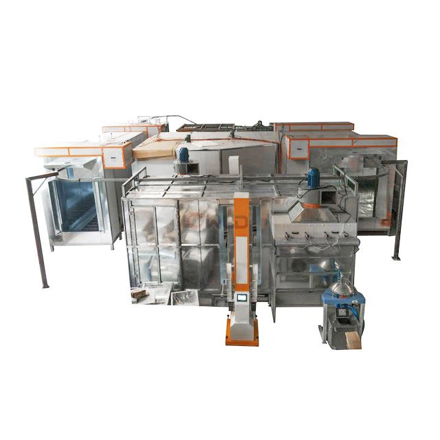 Automatic Powder Coating Line In America For Industrial Products
